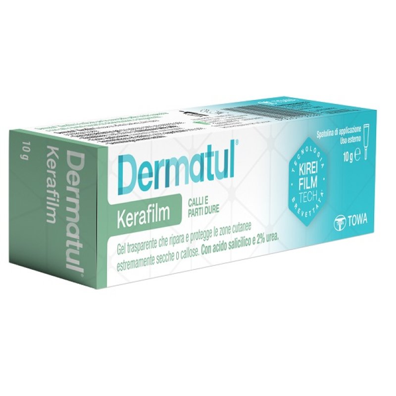 Dermatul Kerafilm 10 grammi trattamento cheratolitico per calli duroni e verruche cutanee Dermatul Kerafilm 10 grammi trattamento cheratolitico per calli duroni e verruche cutanee