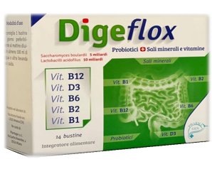 Dige Flox Integratore per la Digestione e il Benessere Intestinale 14 Bustine