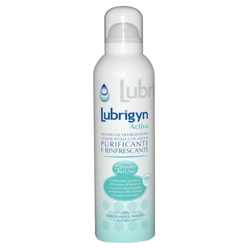Lubrigyn Activa mousse-gel detergente intimo 150 ml