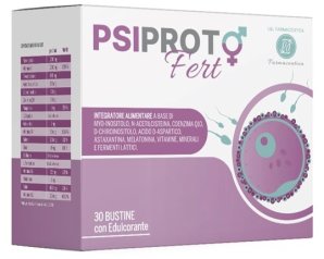 Psiproto Fert Integratore per Fertilità Maschile e Benessere Sessuale 30 Buste