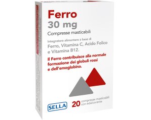 FERRO 30mg 20 Cpr SELLA