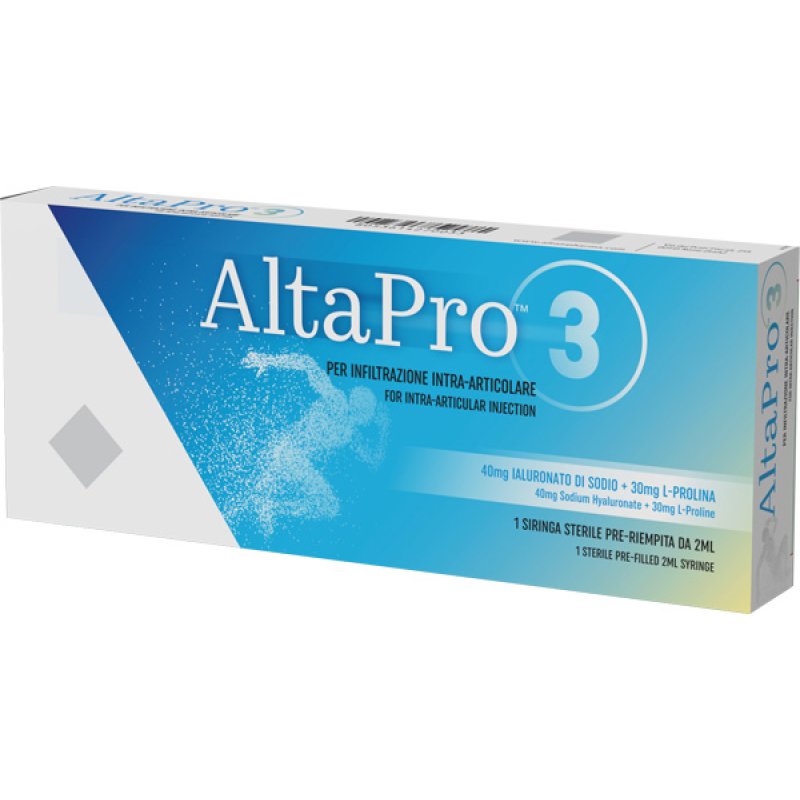 Altapro 3 siringhe 2 ml 1 pezzo