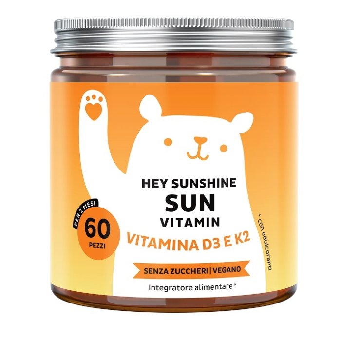 Bears with Benefits Hey Sunshine vitamina D3 60 caramelle gommose Bears with Benefits Hey Sunshine vitamina D3 60 caramelle gommose