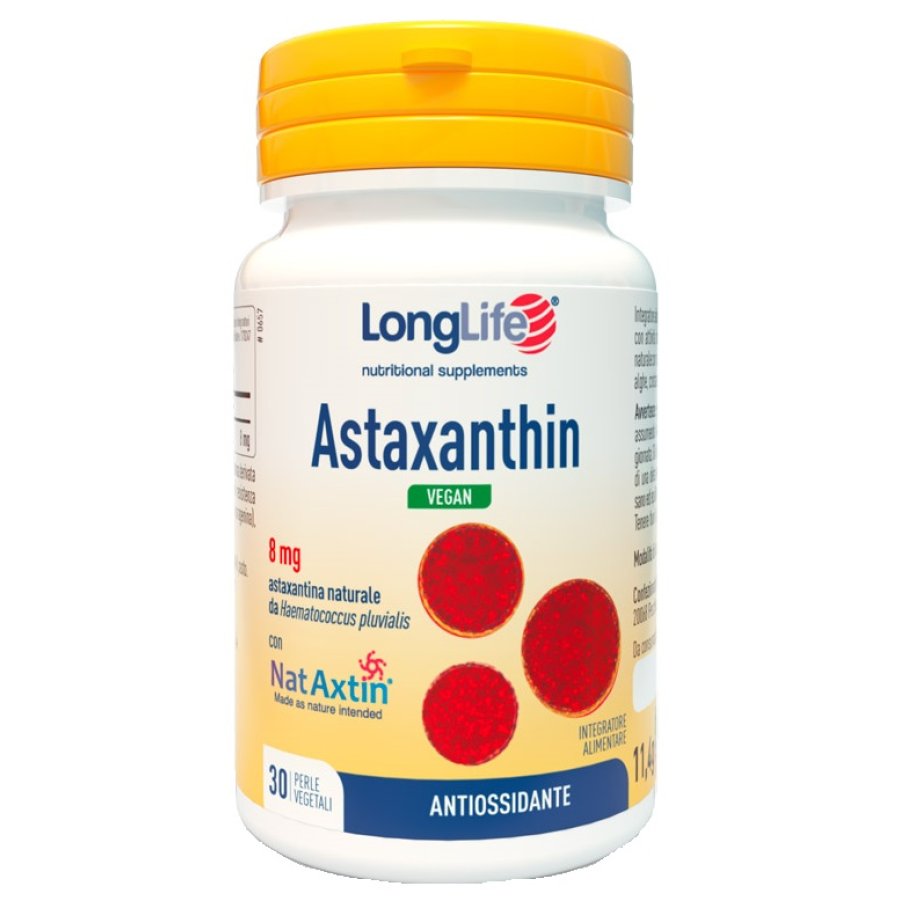 LONGLIFE ASTAXANTHIN VEGAN 8MG LONGLIFE ASTAXANTHIN VEGAN 8MG
