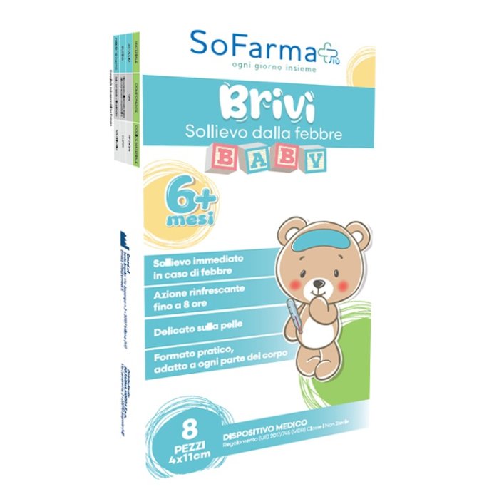 Brivi sollievo febbre 8 pezzi
