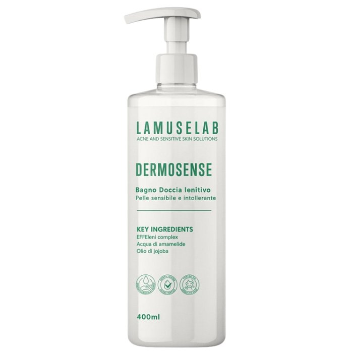 Lamuselab dermosense bagno doccia lenitivo per pelle sensibile 400 ml Lamuselab dermosense bagno doccia lenitivo per pelle sensibile 400 ml
