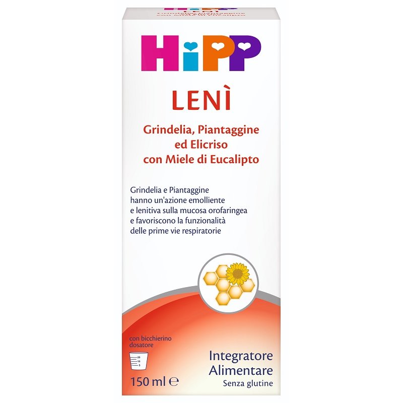 Hipp Leni' Integratore Vie Respiratorie Sciroppo 150 ml Hipp Leni' Integratore Vie Respiratorie Sciroppo 150 ml