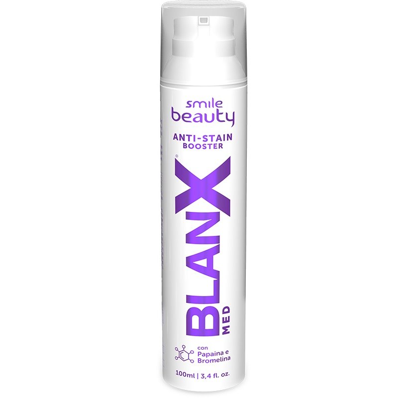 Blanx Med Smile Beauty Anti Stain Booster dentifricio anti-macchia per sorriso luminoso 100ml Blanx Med Smile Beauty Anti Stain Booster dentifricio anti-macchia per sorriso luminoso 100ml