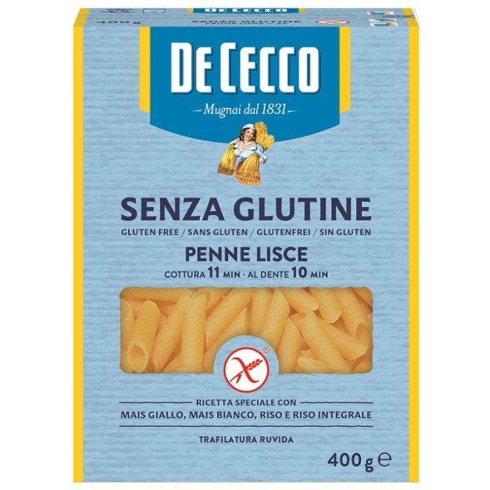 De Cecco Penne Lisce Senza Glutine 400 g
