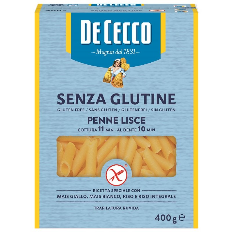 De Cecco Penne Lisce Senza Glutine 400 g De Cecco Penne Lisce Senza Glutine 400 g