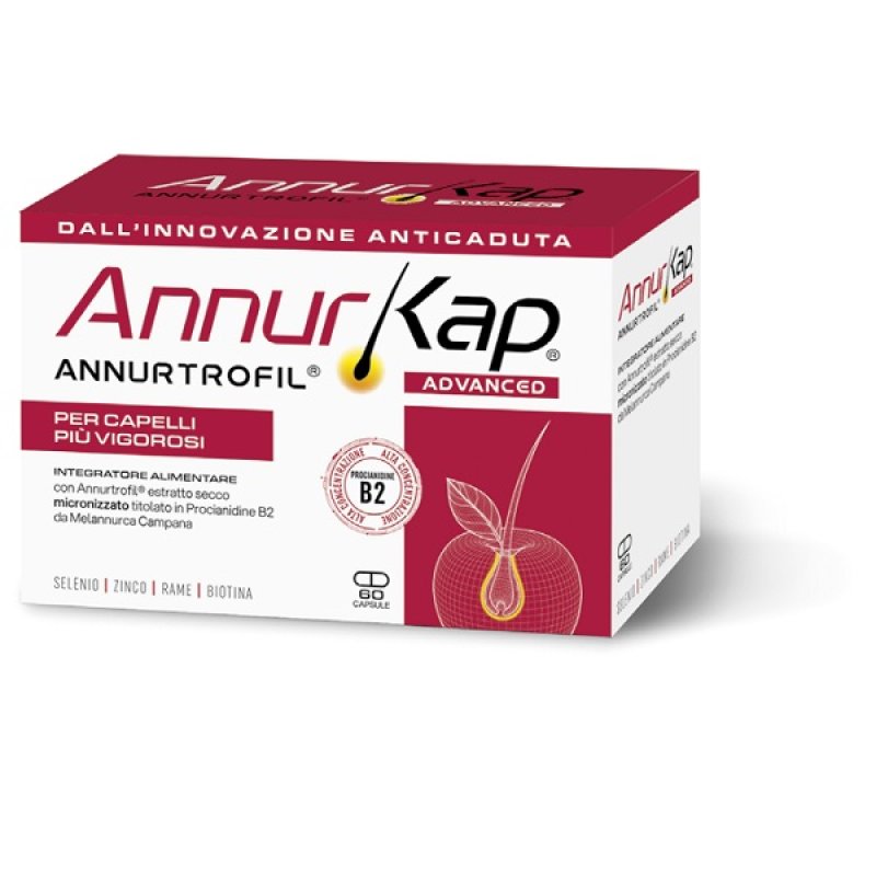 Annurkap advanced integratore capelli con melannurca 90 capsule