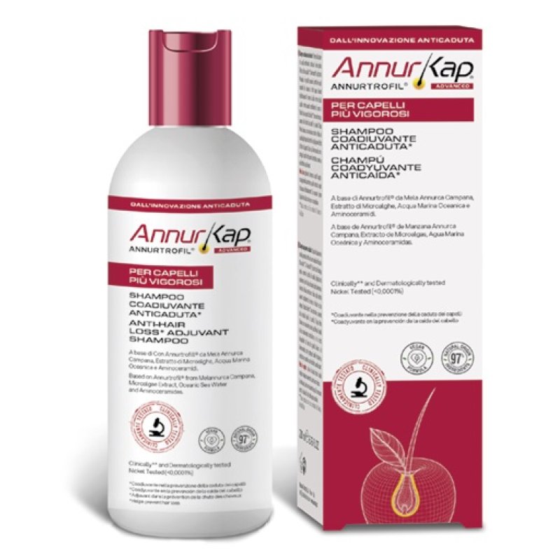 Annurkap advanced shampoo coadiuvante anticaduta 200 ml