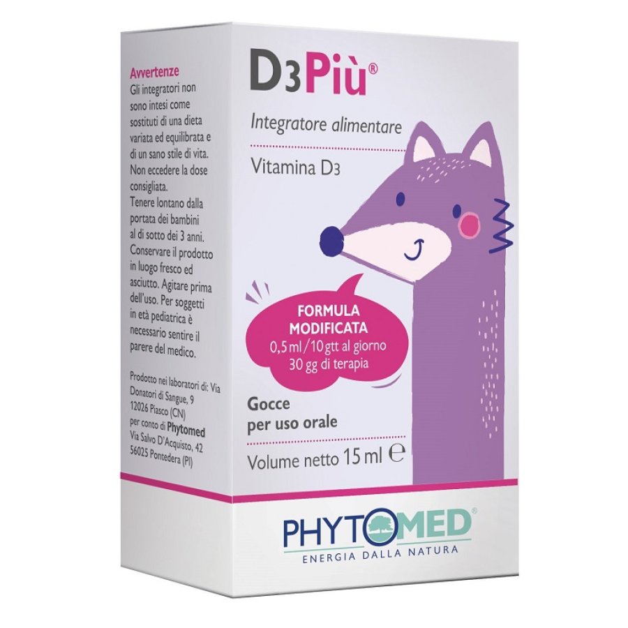 D3PIU GOCCE 15ML D3PIU GOCCE 15ML