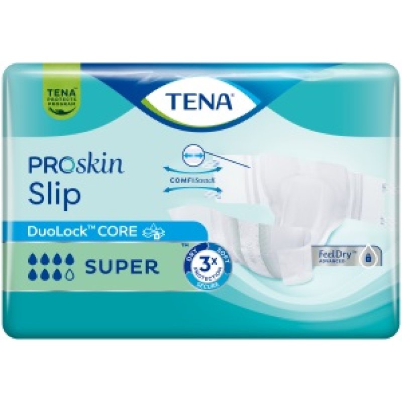 TENA Proskin Slip Super M 10pz TENA Proskin Slip Super M 10pz