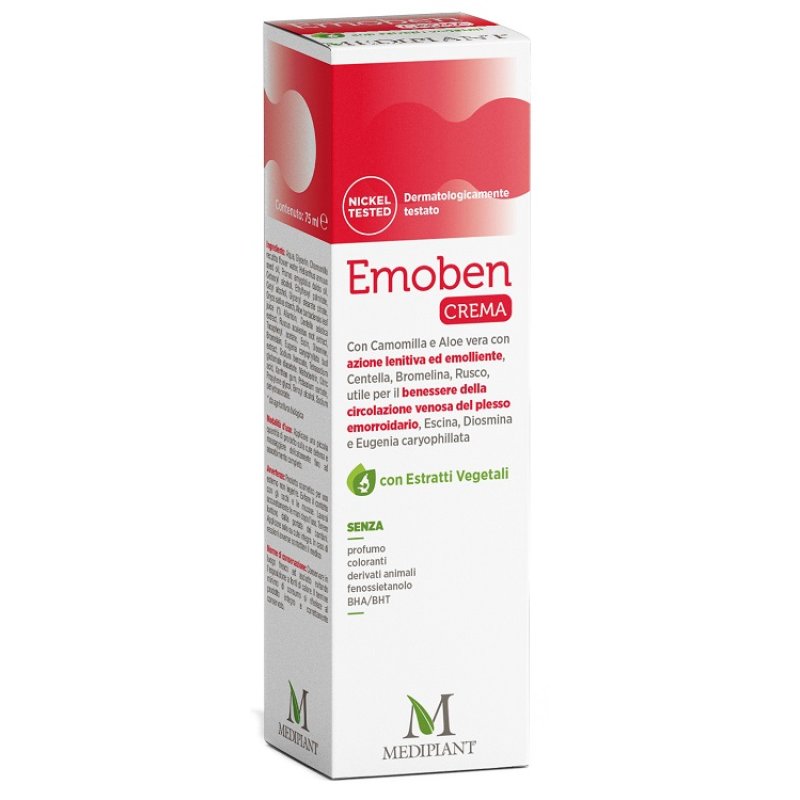 Emoben Crema 75 ml – Crema Lenitiva per Gambe Pesanti, Ematomi, Vene Varicose e Contusioni Emoben Crema 75 ml – Crema Lenitiva per Gambe Pesanti, Ematomi, Vene Varicose e Contusioni