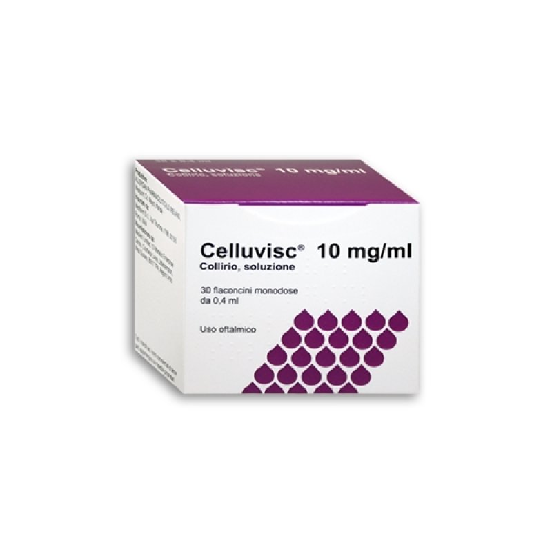 Celluvisc collirio 30 fiale da 0,4 ml 10 mg/ml Celluvisc collirio 30 fiale da 0,4 ml 10 mg/ml