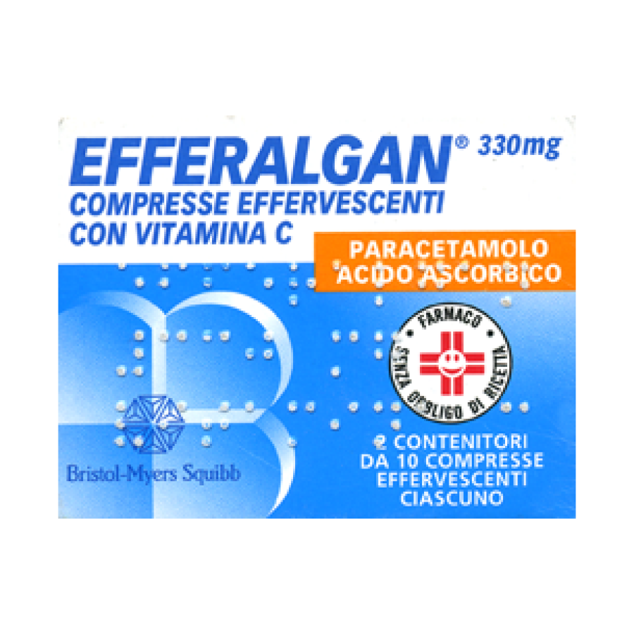 Efferalgan 330 Mg Compresse Effervescenti Con Vitamina C 20 Compresse