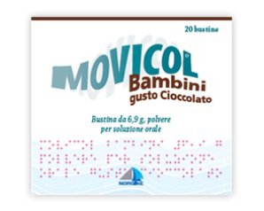 Movicol Bambini 6,9 G Polvere Per Soluzione Orale Gusto Cioccolato 20 Bustine