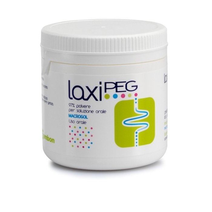 Laxipeg Polvere 97 Percento 200 g Lassativo a Base di Macrogol per il Trattamento della Stitichezza in Adulti e Bambini