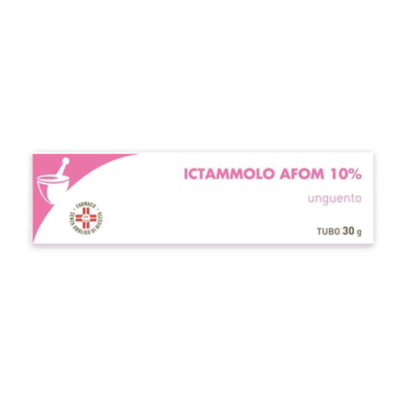 Ictammolo Afom Unguento 10% 30 g per Uso Cutaneo &ndash; Azione Lenitiva e Antinfiammatoria