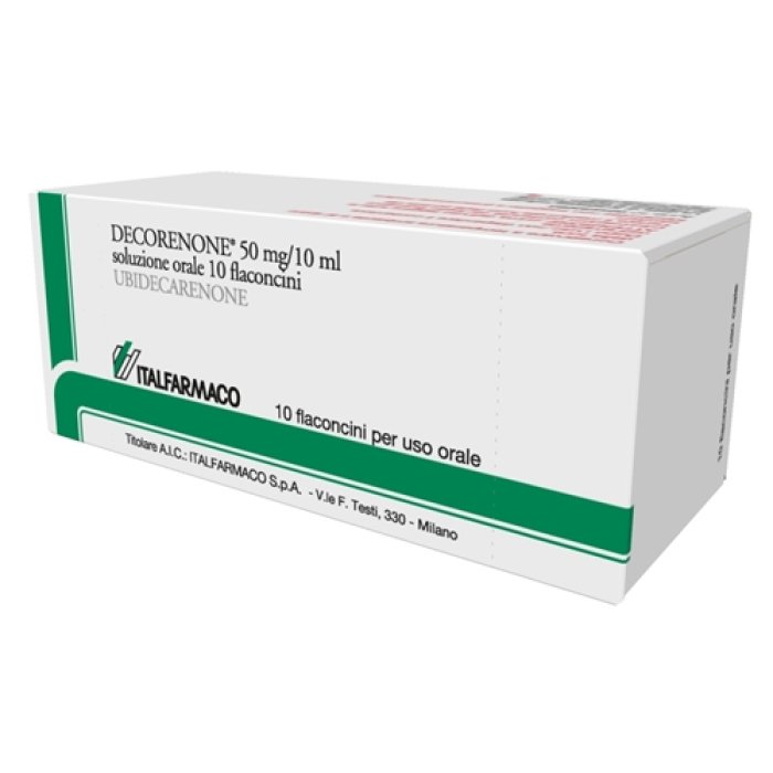 Decorenone 50 mg soluzione orale 10 flaconcini monodose da 10 ml