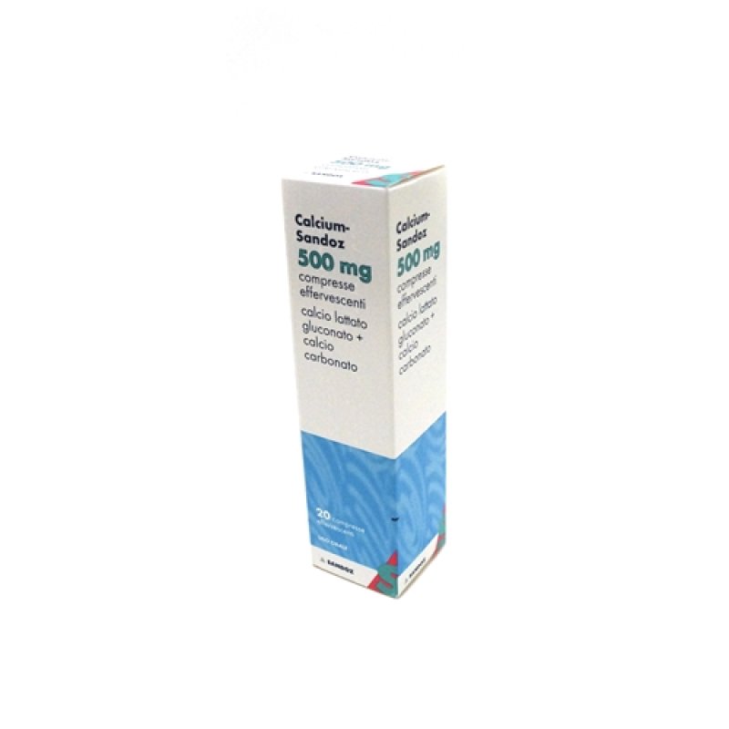 Calcium Sandoz 500mg di Calcio 20 Compresse Effervescenti