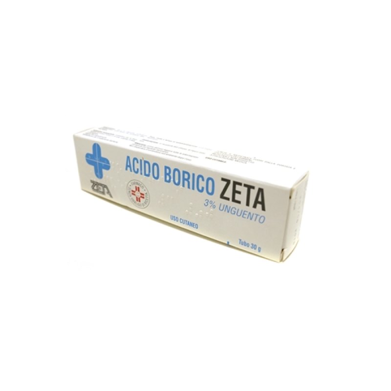ACIDO Borico Ung.3% 30g ZETA ACIDO Borico Ung.3% 30g ZETA