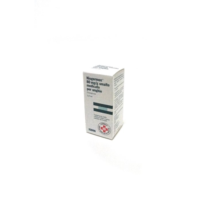 Niogermox 80 mg/g smalto medicato per unghie 3,3 ml