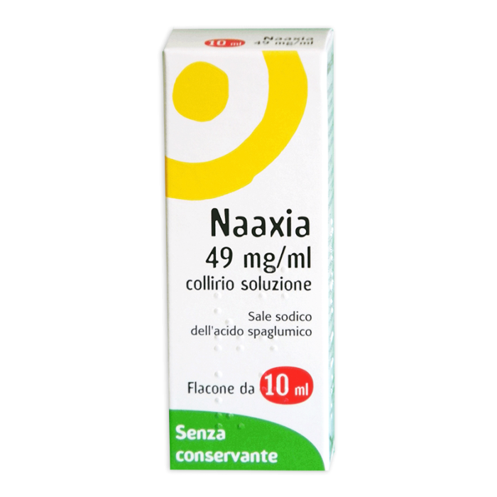 Naaxia 49 Mg/Ml Collirio, Soluzione Flacone 10 Ml Naaxia 49 Mg/Ml Collirio, Soluzione Flacone 10 Ml