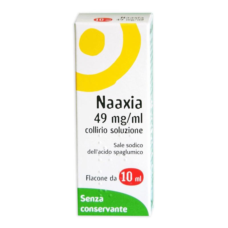 Naaxia 49 Mg/Ml Collirio, Soluzione Flacone 10 Ml Naaxia 49 Mg/Ml Collirio, Soluzione Flacone 10 Ml