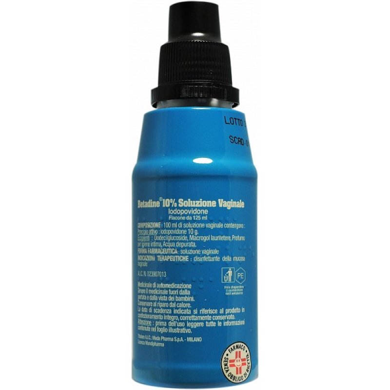 Betadine 10% Soluzione Vaginale Flacone 125 Ml