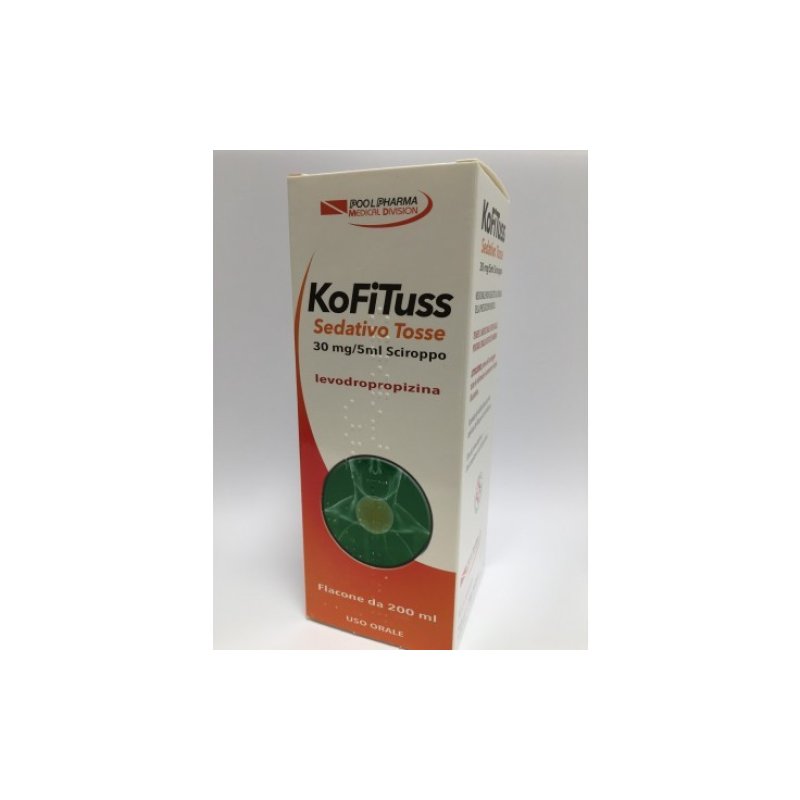 Kofituss Sed Tosse 30 Mg/5 Ml Sciroppo Flacone Da 200 Ml Con Misurino Con Dosatore Kofituss Sed Tosse 30 Mg/5 Ml Sciroppo Flacone Da 200 Ml Con Misurino Con Dosatore