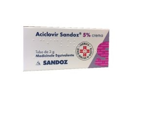 Aciclovir Sandoz 5% Crema Confezione 3 Gr