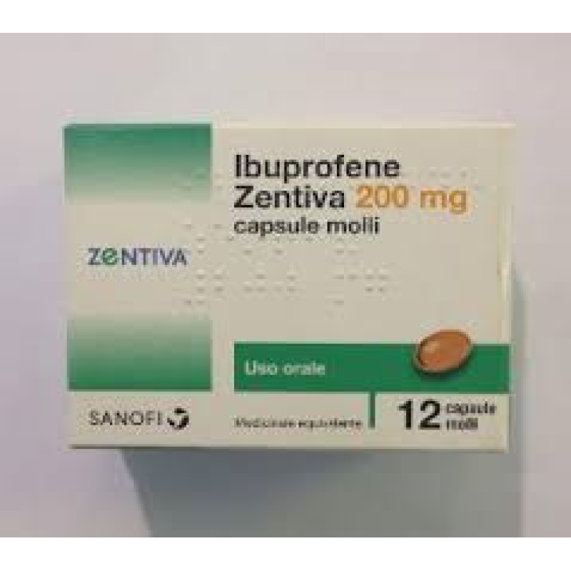 IBUPROFENE 200mg 12 Cps ZTV IBUPROFENE 200mg 12 Cps ZTV
