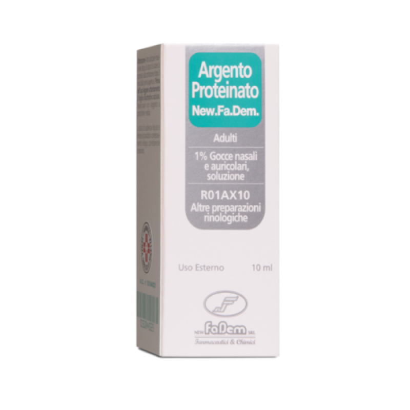 Argento Proteinato 1% Gocce Orali FADEM Argento Proteinato 1% Gocce Orali FADEM