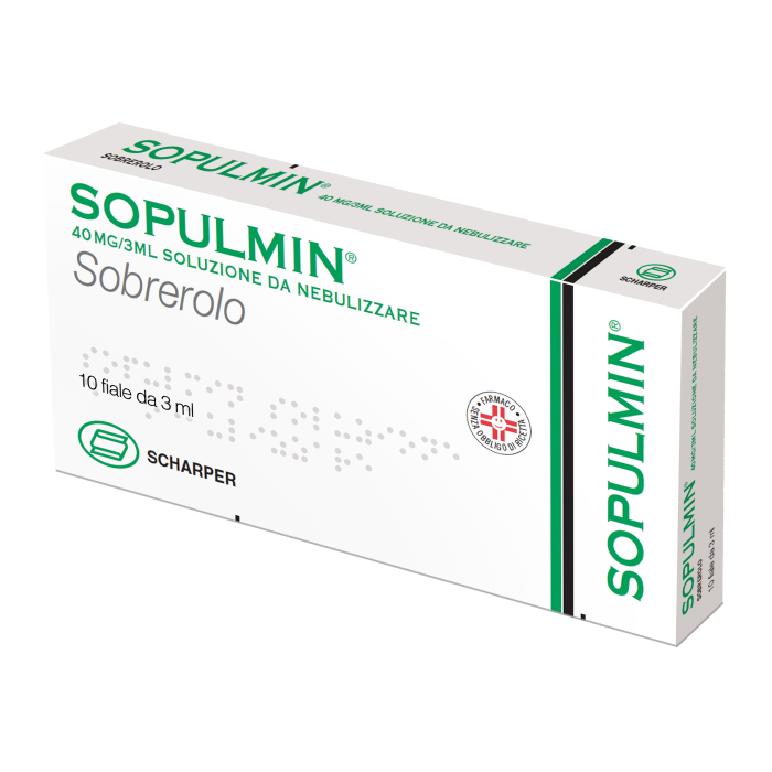 Sopulmin Nebulizzazione 40 mg 10 Fiale Sobrerolo