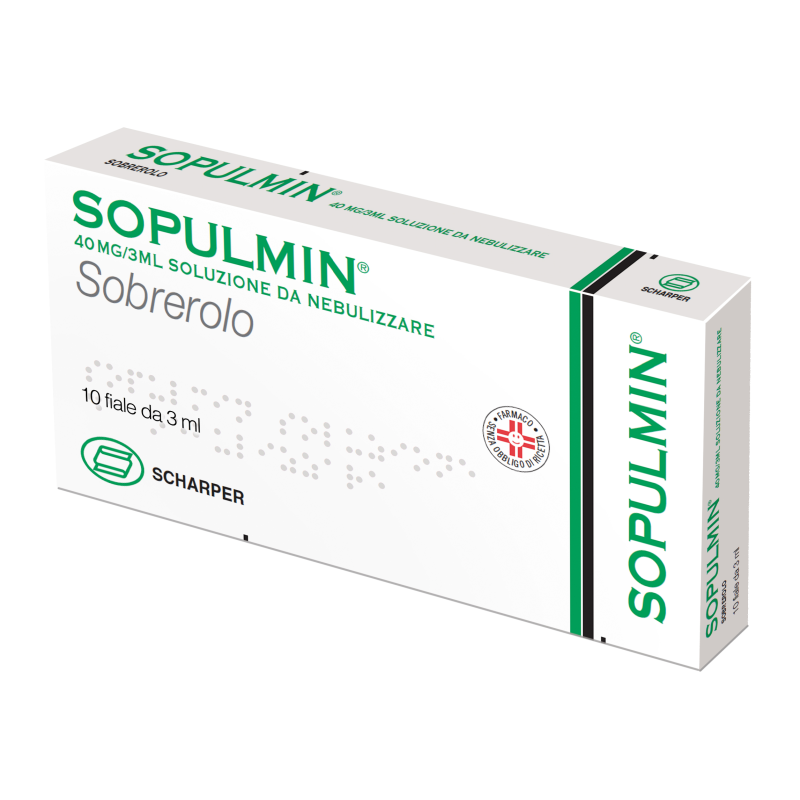 Sopulmin Nebulizzazione 40 mg 10 Fiale Sobrerolo