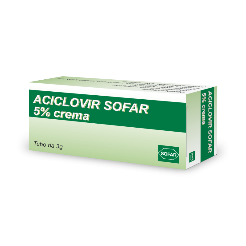 Alfasigma Aciclovir Alfa 5% Crema Trattamento Herpes 3g