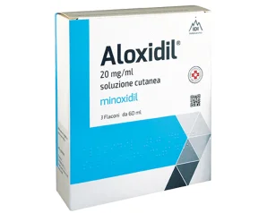  Aloxidil 2% 20 mg/ml Soluzione Cutanea 3 flaconi da 60 ml 