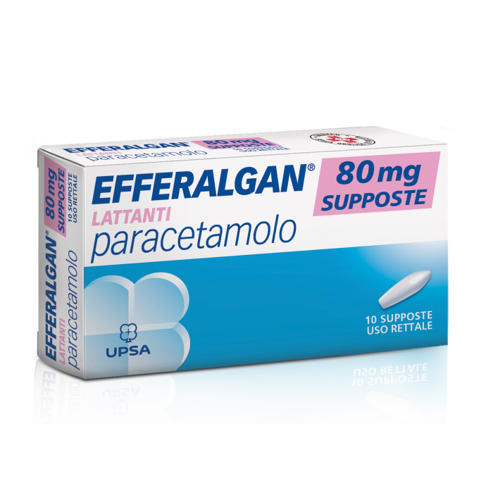 EFFERALGAN- 10 Supp. 80mg EFFERALGAN- 10 Supp. 80mg
