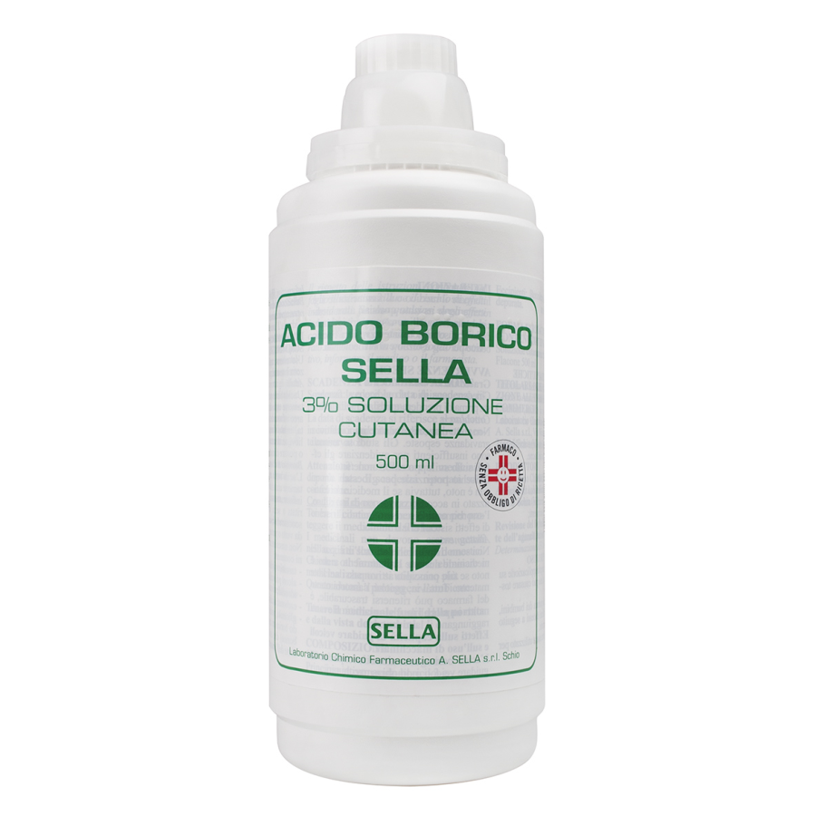 Sella Acido Borico 3% Soluzione Cutanea 500ml