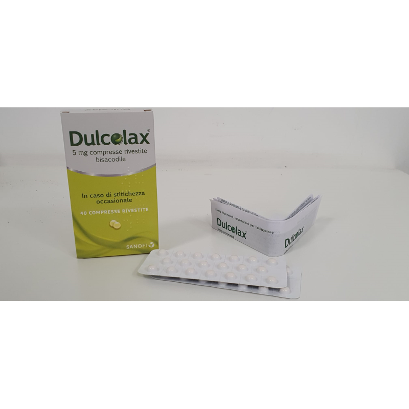 Dulcolax 5mg Bisacodile Trattamento Stitichezza Occasionale, 40 Compresse Rivestite Dulcolax 5mg Bisacodile Trattamento Stitichezza Occasionale, 40 Compresse Rivestite