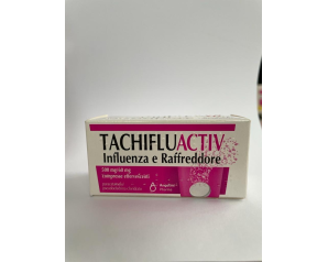 Tachifluactiv influenza e raffreddore 500 mg/60 mg compresse effervescenti