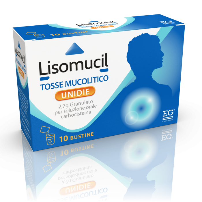 Carbocisteina 2,7 g 10 Bustine Mucolitico Fluidificante per Tosse e Catarro Carbocisteina 2,7 g 10 Bustine Mucolitico Fluidificante per Tosse e Catarro