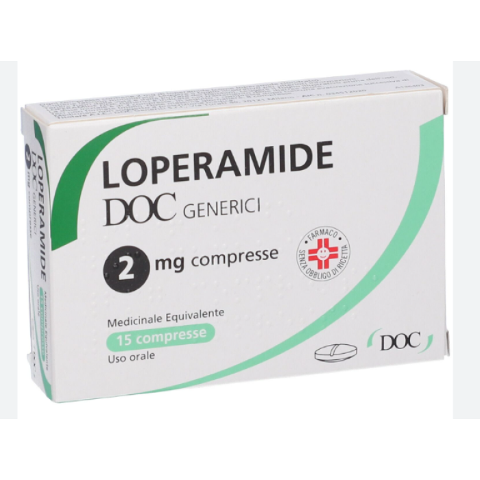 Doc Generici Loperamide Doc 15 Compresse 2mg Doc Generici Loperamide Doc 15 Compresse 2mg