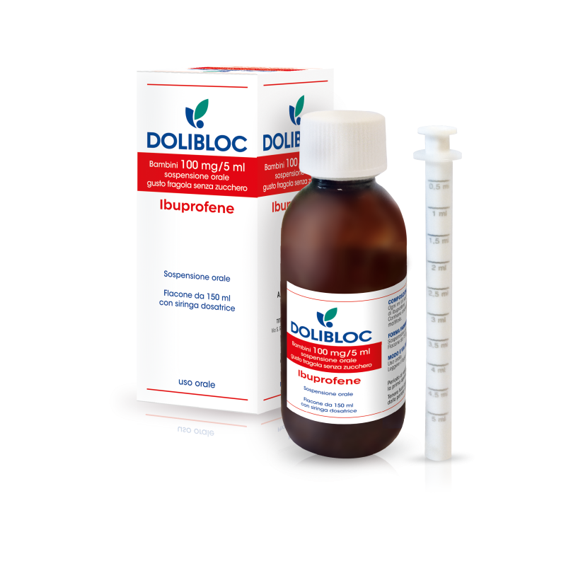 Dolibloc Bambini Sciroppo Orale alla Fragola Senza Zucchero Flacone 150 Millilitri Dolibloc Bambini Sciroppo Orale alla Fragola Senza Zucchero Flacone 150 Millilitri