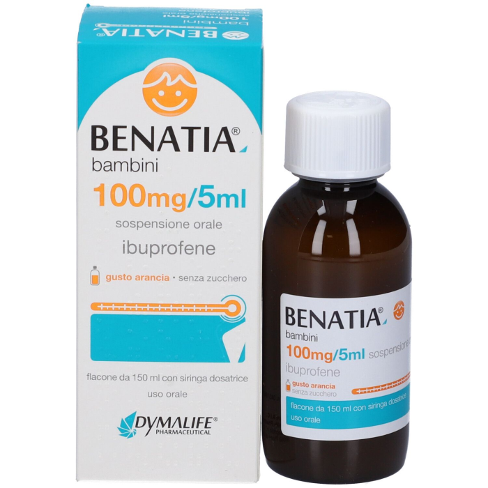 Benatia sciroppo bb orale sosp 150 ml 100 mg 5 ml gusto arancia senza zucchero Benatia sciroppo bb orale sosp 150 ml 100 mg 5 ml gusto arancia senza zucchero