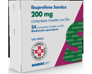 Ibuprofene Sandoz 200 mg 24 compresse rivestite con film