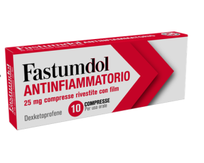 Menarini Fastumdol antifiammatorio 25mg 10 compresse