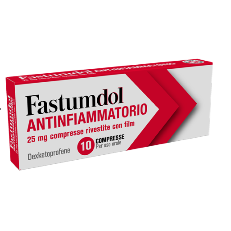 Menarini Fastumdol antifiammatorio 25mg 10 compresse
